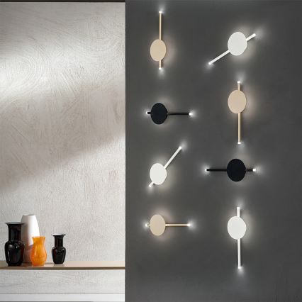 Ondaluce - затемнюваний LED настінний світильник JAMES LED/16W/230V білий