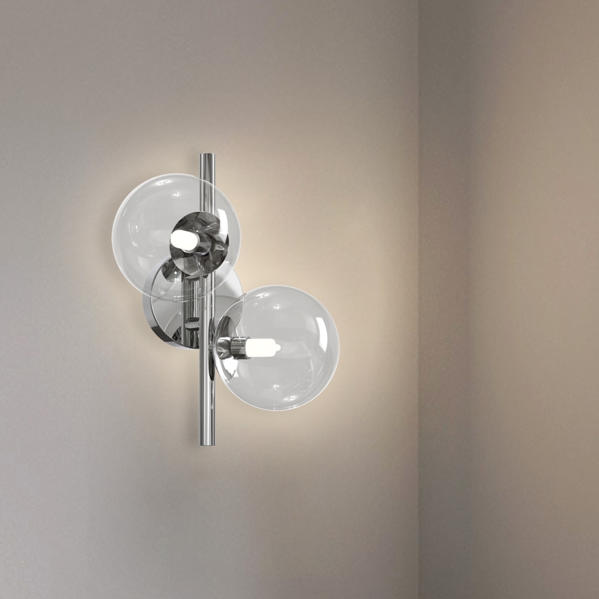 ONLI - Бра KIMBERLY 2xG9/6W/230V глянцевый хром