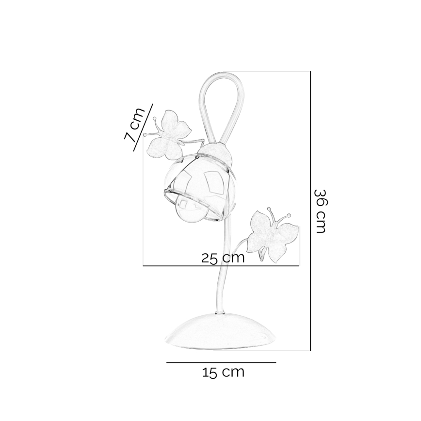 ONLI - Детская настольная лампа BUTTERFLY 1xE14/6W/230V