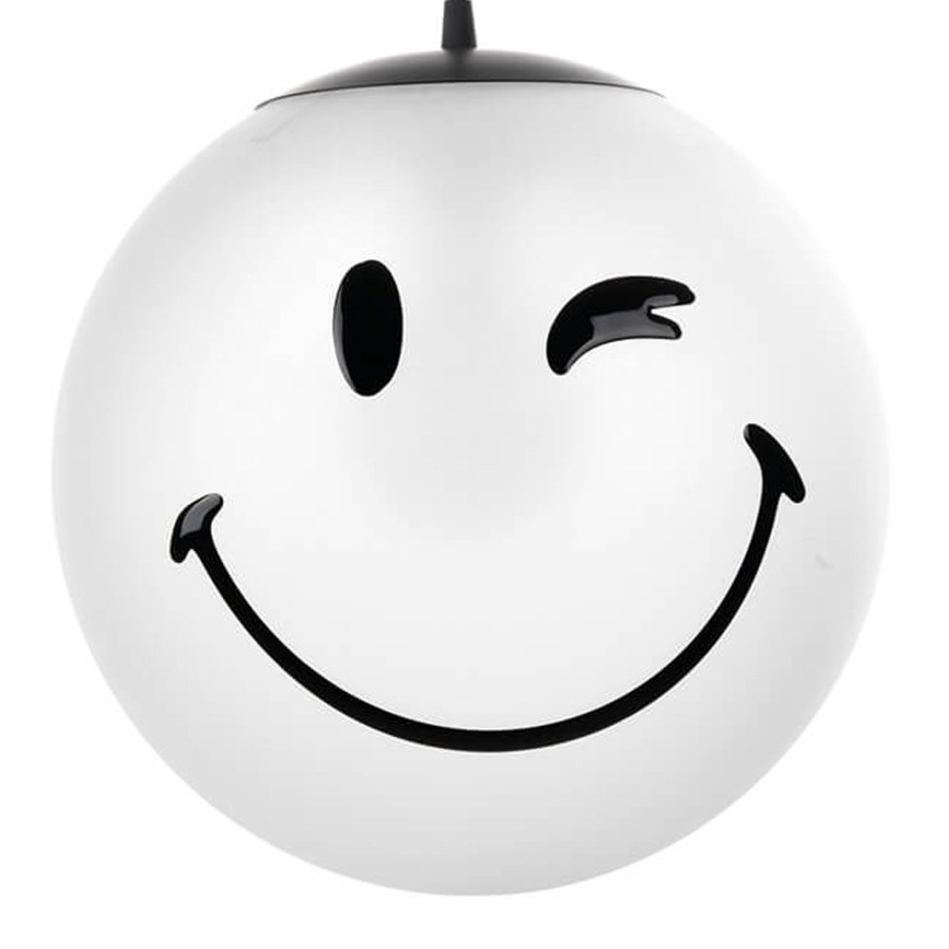 ONLI - Детская подвесная люстра на шнуре SMILEY 1xE27/15W/230V белая