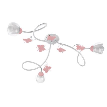 ONLI - Детская припотолочная люстра BUTTERFLY 3xE14/6W/230V