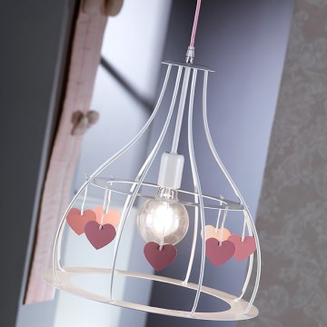 ONLI - Дитяча люстра TITTA 1xE27/22W/230V рожевий