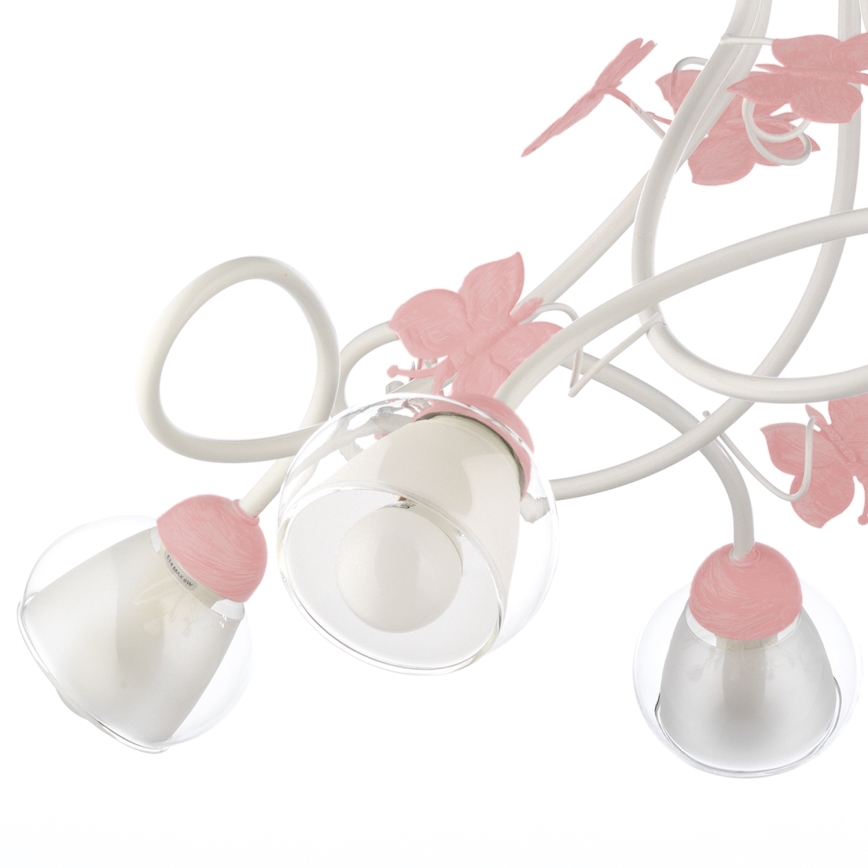 ONLI - Дитяча люстра BUTTERFLY 5xE14/6W/230V