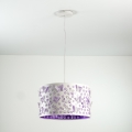 ONLI - Дитяча люстра TITILLA 1xE27/22W/230V фіолетовий/білий