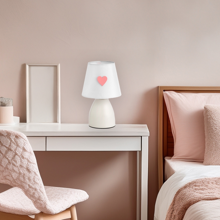 ONLI - Дитяча настільна лампа TITTA 1xE14/6W/230V 20 см біла