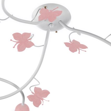 ONLI - Дитяча пристельова люстра BUTTERFLY 3xE14/6W/230V