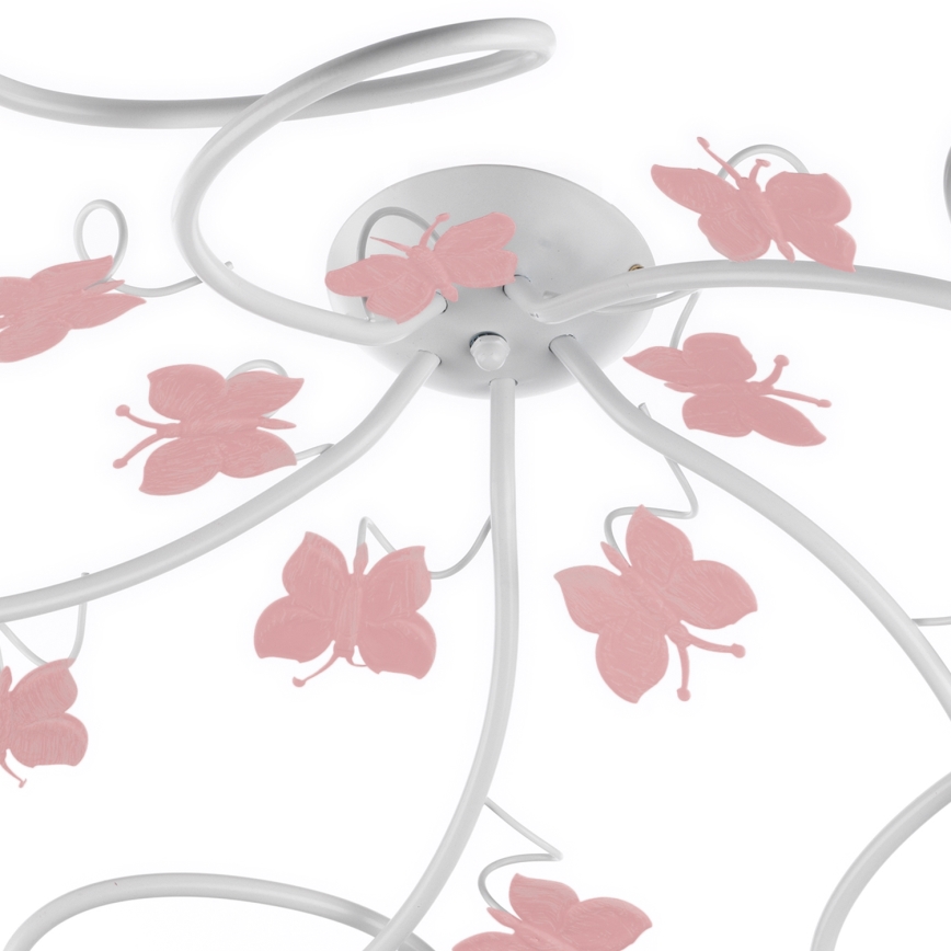 ONLI - Дитяча пристельова люстра BUTTERFLY 5xE14/6W/230V