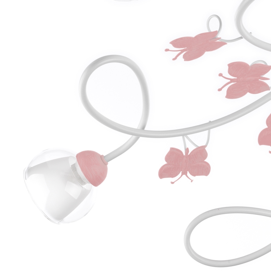 ONLI - Дитяча пристельова люстра BUTTERFLY 5xE14/6W/230V