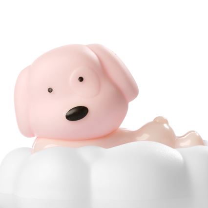 ONLI - LED Перезаряжаемый детский ночник NUVOLINA LED/2,5W/5V 300 mAh собака/розовый