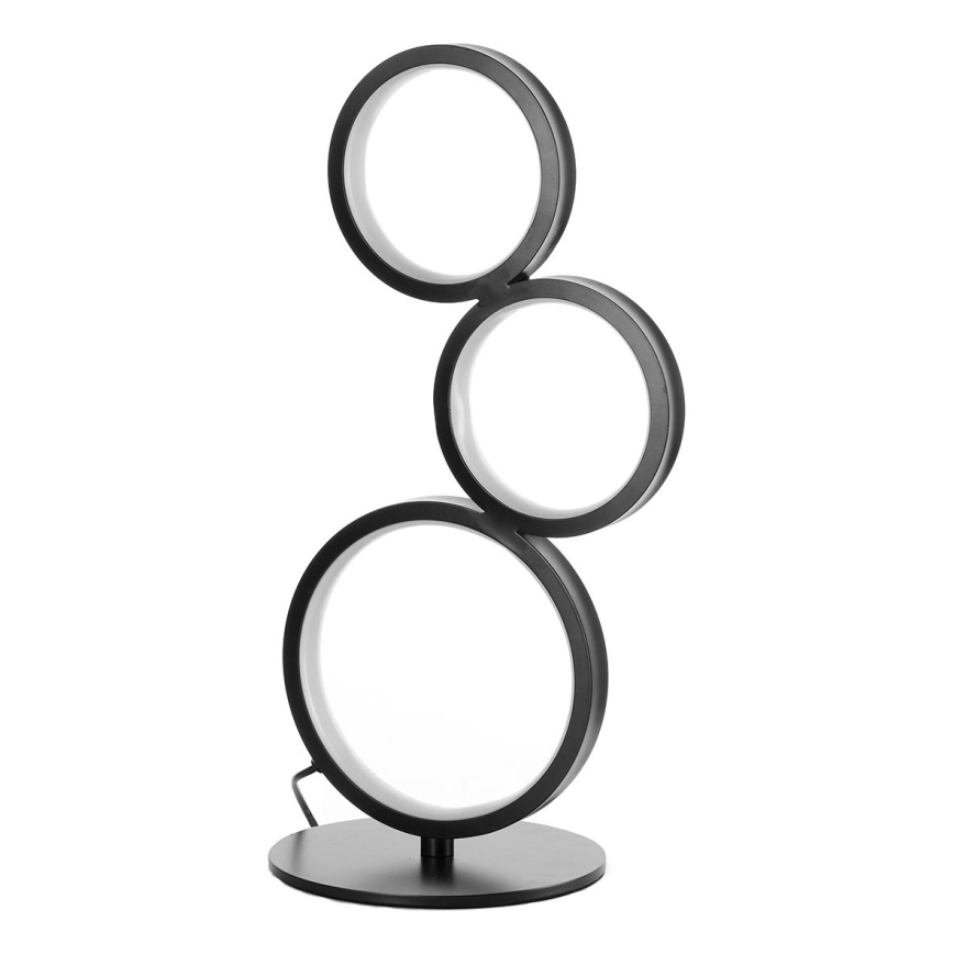 ONLI - LED настільна лампа RINGS LED/17W/230V 4000K 37 см чорна