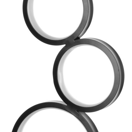 ONLI - LED настільна лампа RINGS LED/17W/230V 4000K 37 см чорна