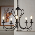 ONLI - Люстра на цепи CANDELA 5xE14/6W/230V черный