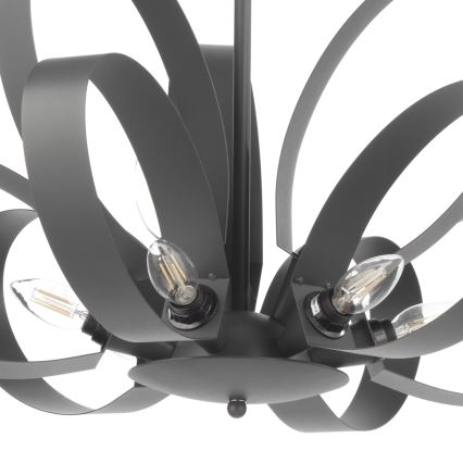 ONLI - Люстра на цепи SERENA 9xE14/6W/230V черный