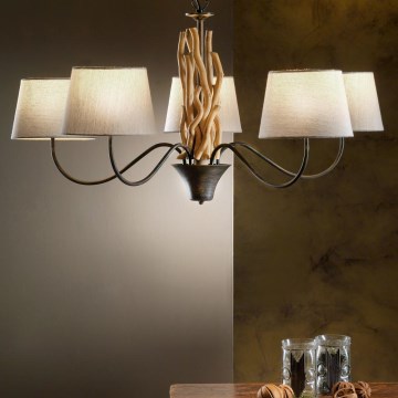 ONLI - Люстра на ланцюгу AGAR 5xE14/6W/230V діам. 80 cm