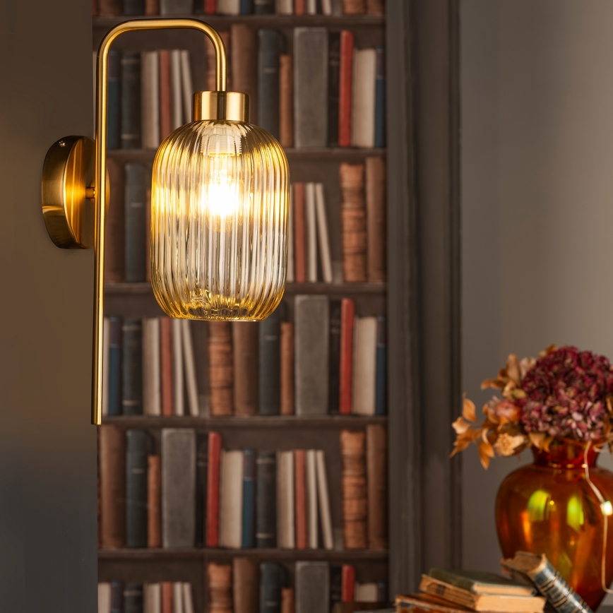 ONLI - Настенный светильник DOROTY 1xE27/15W/230V латунь