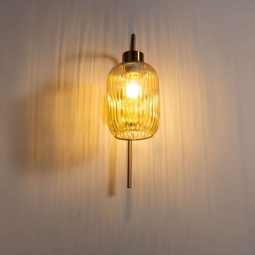 ONLI - Настенный светильник DOROTY 1xE27/15W/230V латунь