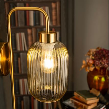 ONLI - Настенный светильник DOROTY 1xE27/15W/230V латунь