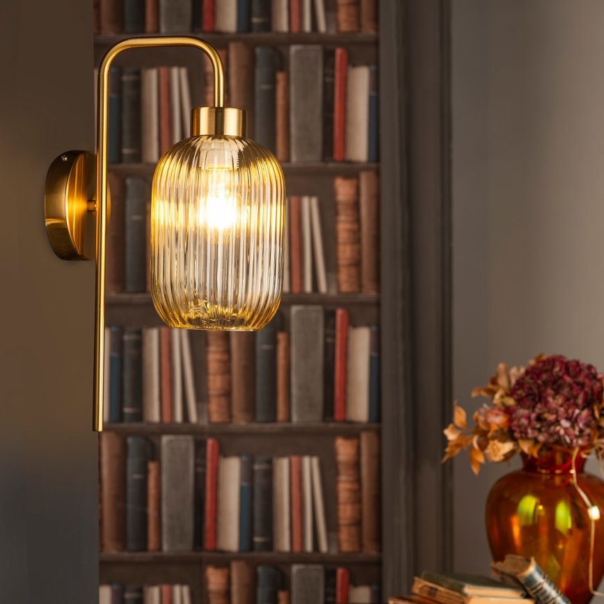 ONLI - Настенный светильник DOROTY 1xE27/15W/230V латунь