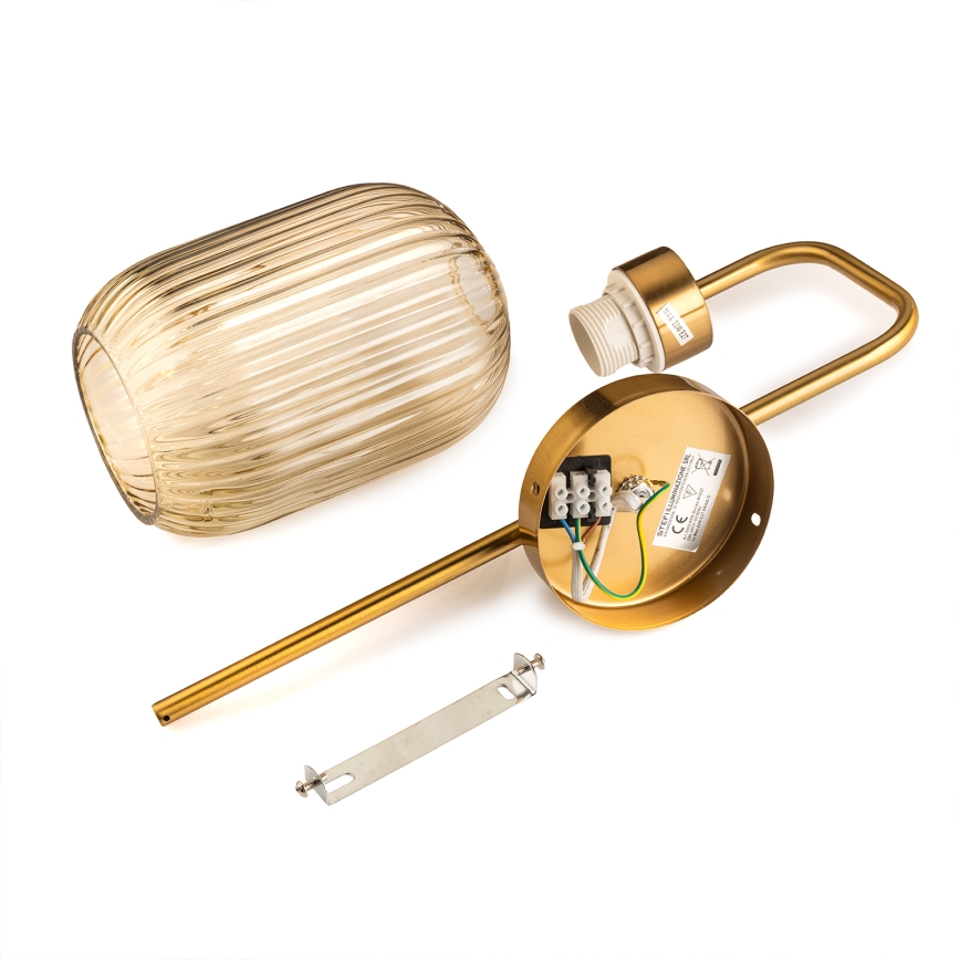 ONLI - Настенный светильник DOROTY 1xE27/15W/230V латунь