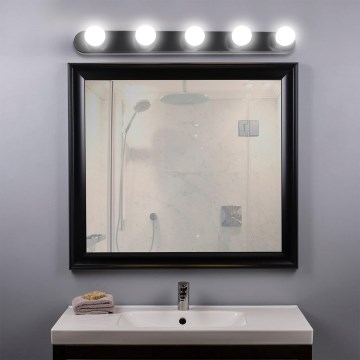 ONLI - Настенный светильник HOLLYWOOD 5xE14/6W/230V черный