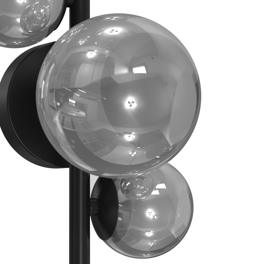 ONLI - Настенный светильник PALOMA 3xG9/10W/230V черный/дымчатый