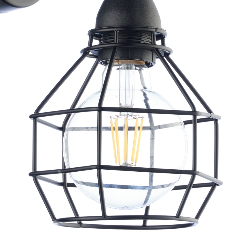 ONLI - Настенный светильник SPIDER 1xE27/15W/230V черный