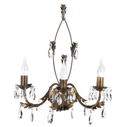 ONLI - Настенный светильник TERESA 3xE14/6W/230V бронзовый