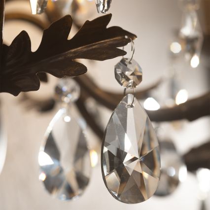 ONLI - Настенный светильник TERESA 5xE14/6W/230V бронзовый