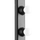 ONLI - Настенный светильник HOLLYWOOD 5xE14/6W/230V черный