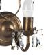 ONLI - Настенный светильник TERESA 1xE14/6W/230V бронзовый