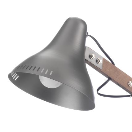 ONLI - Настільна лампа ARCHITETTO 1xE27/22W/230V 62 см сірий/коричневий