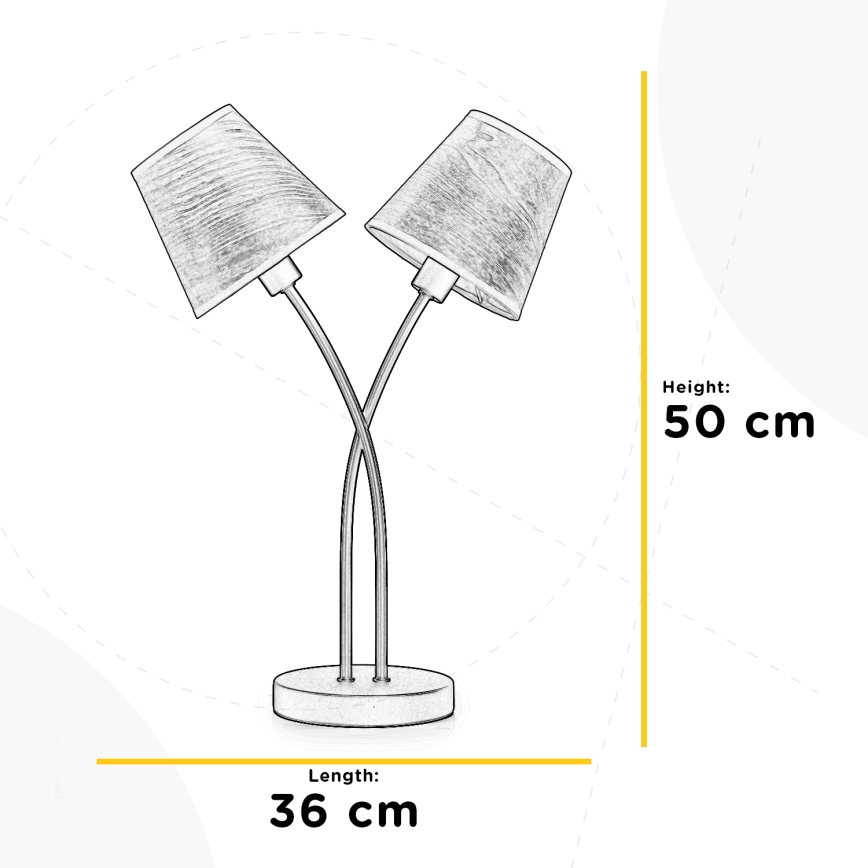 ONLI - Настільна лампа ASIA 2xE14/6W/230V 50 cm
