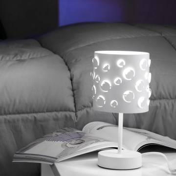 ONLI - Настільна лампа BOLLICINE 1xE14/6W/230V 22 см біла