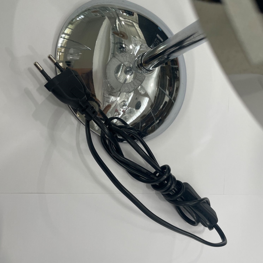 ONLI - Настільна лампа BRUCE 1xE27/15W/230V 40 см матовий хром