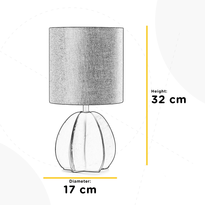 ONLI - Настільна лампа CARAMBOLA 1xE14/6W/230V синій