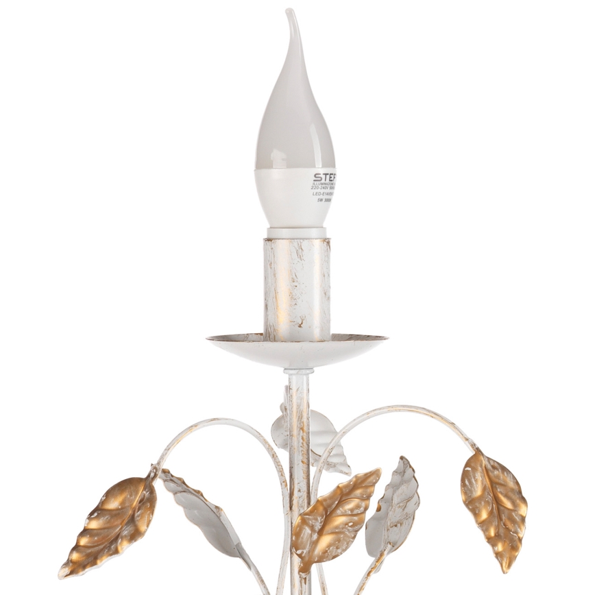 ONLI - Настільна лампа COLLANA 1xE14/6W/230V 40 см білий