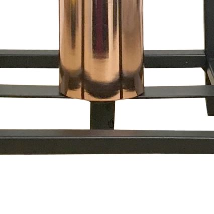 ONLI - Настільна лампа FLOKI 1xE27/15W/230V 20 см чорний/мідний