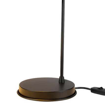 ONLI - Настільна лампа ISTANBUL 1xE27/22W/230V 50 см чорний