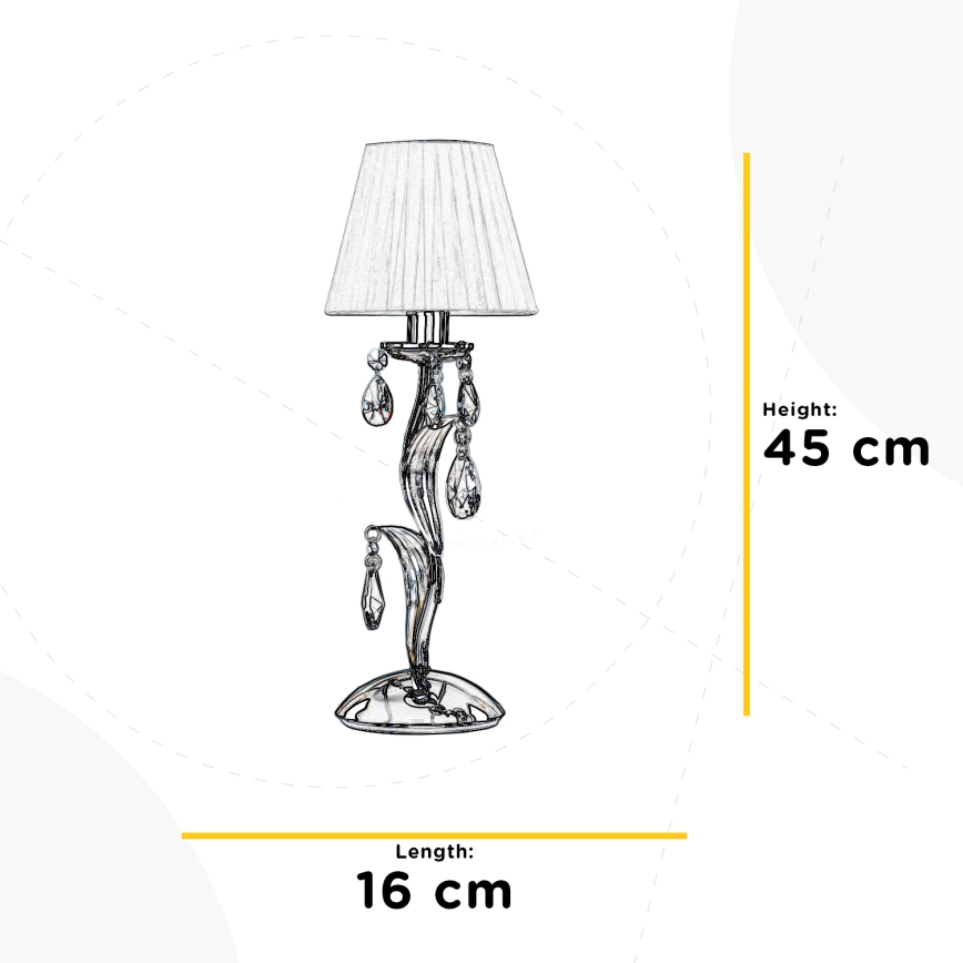 ONLI - Настільна лампа JACQUELINE 1xE14/6W/230V