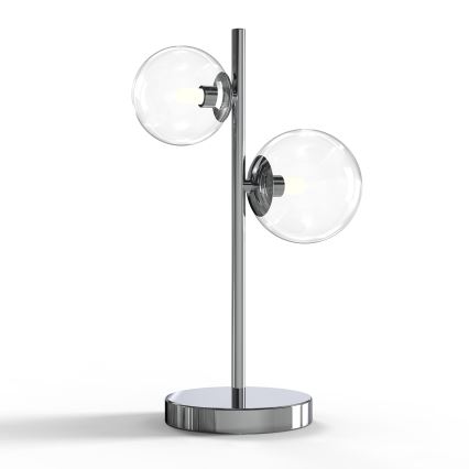 ONLI - Настільна лампа KIMBERLY 2xG9/6W/230V 40 см глянцевий хром