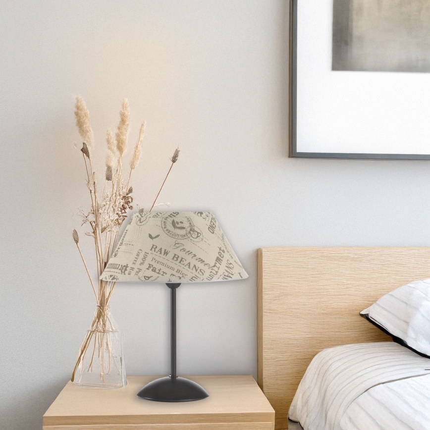 ONLI - Настільна лампа MAIDA 1xE27/15W/230V 38 см коричневий