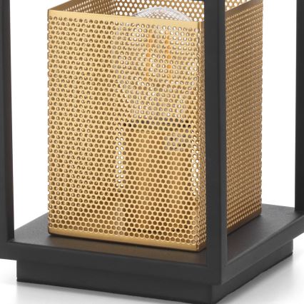 ONLI - Настільна лампа MALIK 1xE27/22W/230V 29 см золотий/чорний