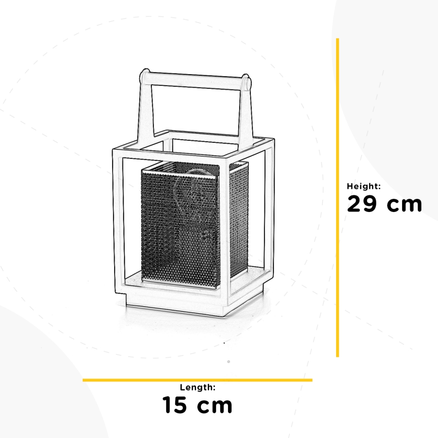 ONLI - Настільна лампа MALIK 1xE27/22W/230V 29 см золотий/чорний