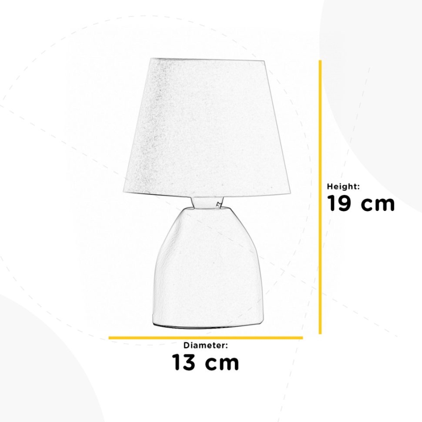 ONLI - Настільна лампа NANO 1xE14/6W/230V зелений 19 см