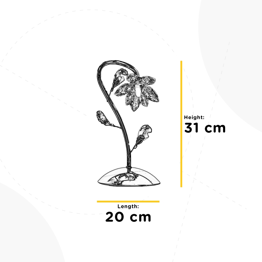 ONLI - Настільна лампа NINFEA 1xG9/6W/230V 35 см