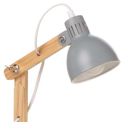ONLI - Настільна лампа NORA 1xE14/6W/230V сірий