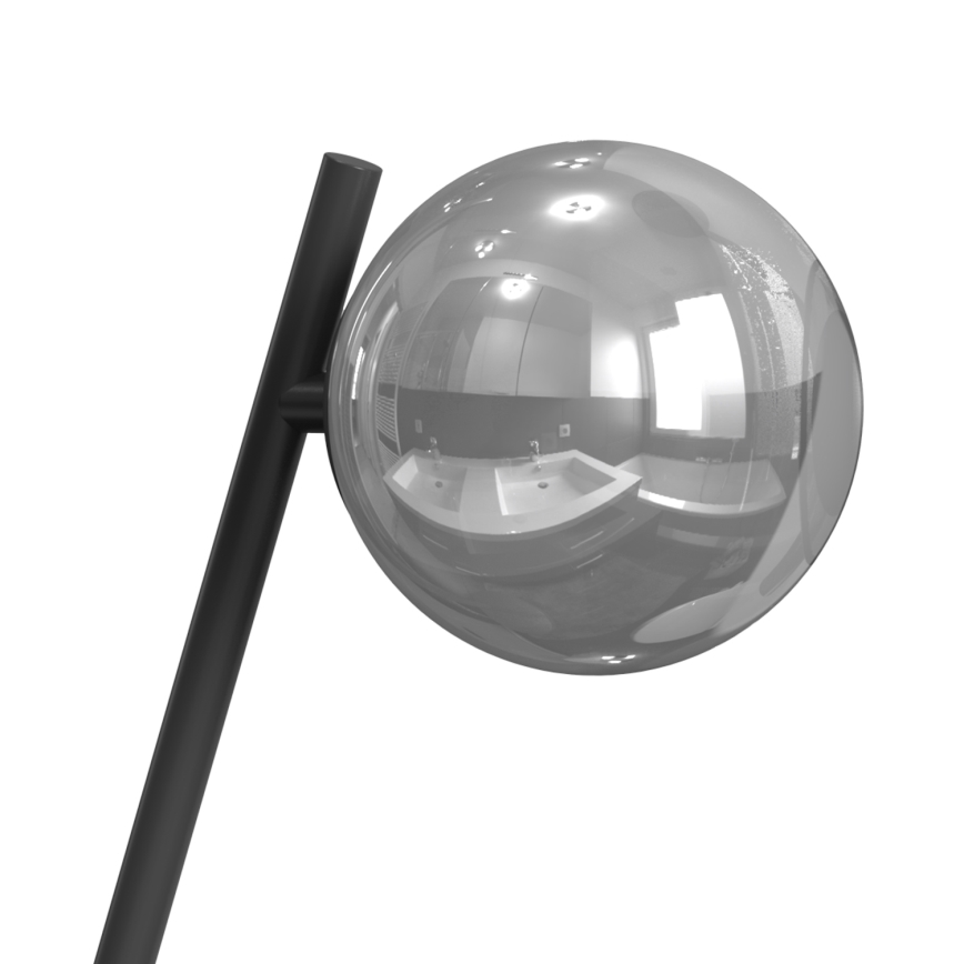 ONLI - Настільна лампа PALOMA 1xG9/10W/230V 38,5 см чорний/димчастий