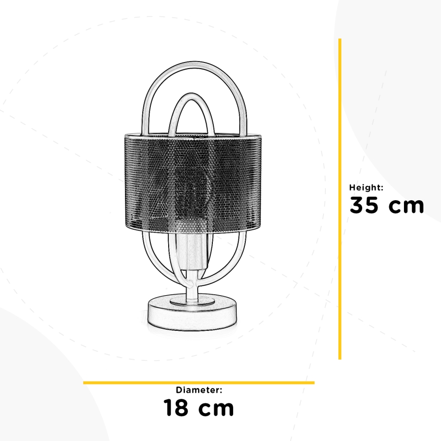 ONLI - Настільна лампа QUOKKA 1xE27/22W/230V