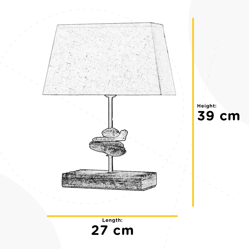 ONLI - Настільна лампа SEREGON 1xE27/22W/230V