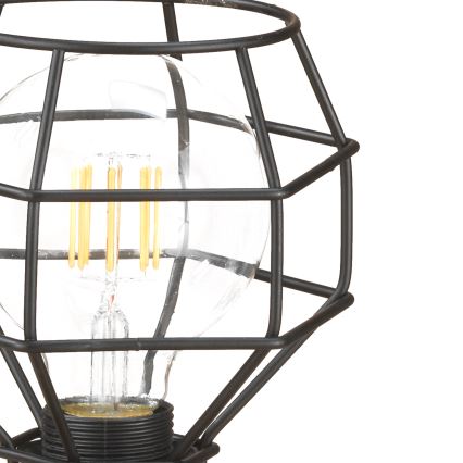 ONLI - Настільна лампа SPIDER 1xE27/15W/230V 23 см чорний/коричневий